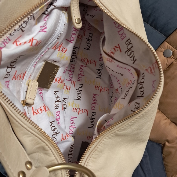 Kooba Cream Leather Hobo Bag - Picture 2 of 6